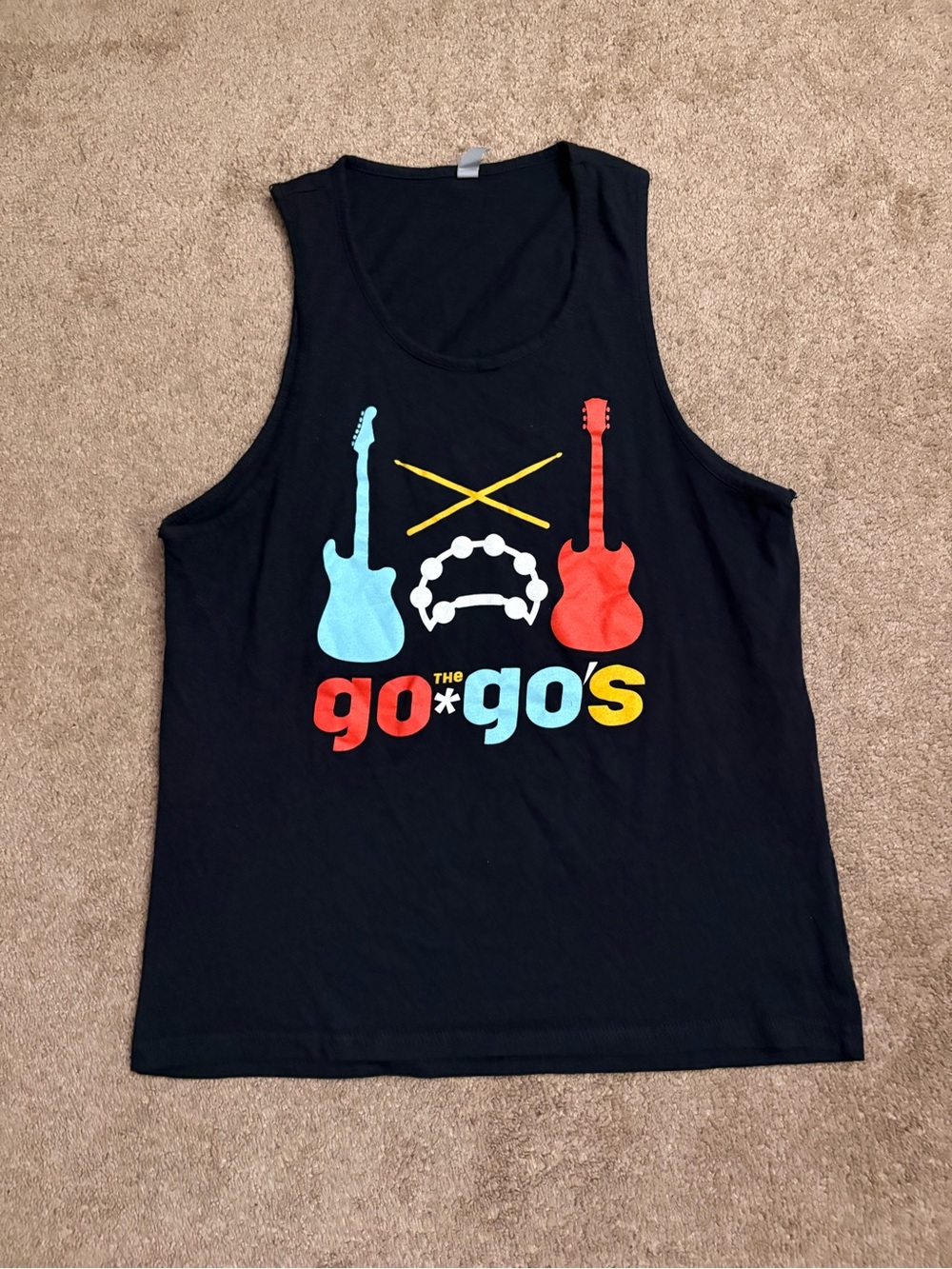 The Go Go's Men’s M Medium Band Tank Top Concert Shirt